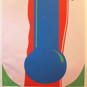 1977 Original Vittorio Fiorucci Poster, The One Way Pendulum