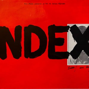 1977 Polish Film Poster, Index by Janusz Kjowski, Pagowski