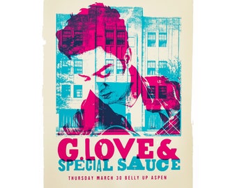 2017 American Concert Poster, G Love and Special Sauce (Belly Up)