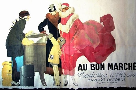 〜30's french vintage AU BON MARCHE