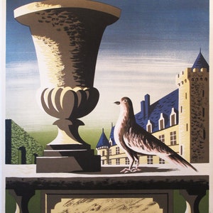 1959 Original French Travel Poster, France Land of Chateaux - Ledoux