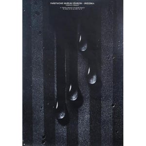 2000s Original Exhibition Polish Poster, Panstwowe Muzeum Oswiecim - Brzezinka