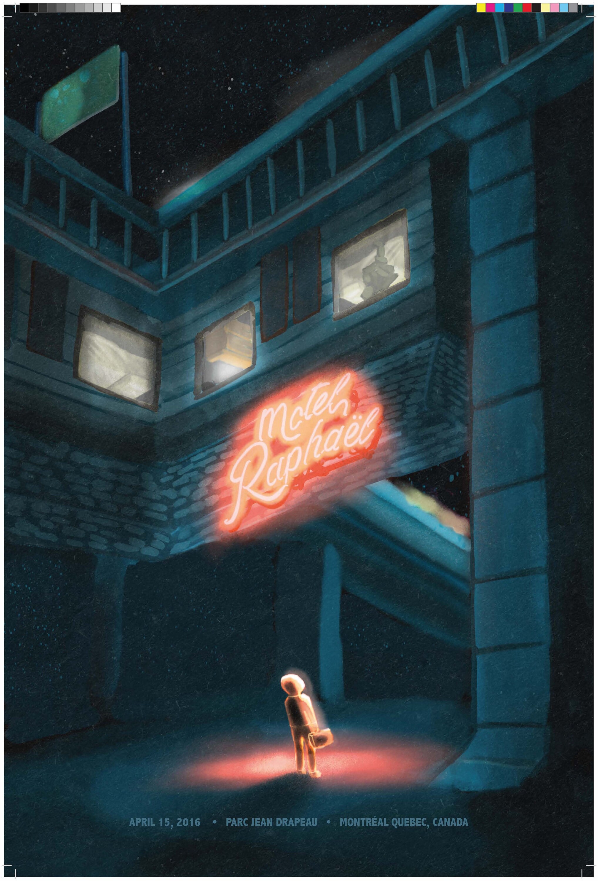 2021 Contemporary Montreal Poster Motel Raphael Montreal - Etsy