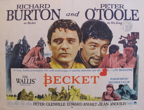 1964年オリジナルアメリカ映画ポスター - リチャード・バートンと