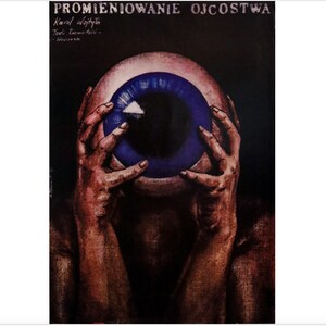 1983 Polish Theater Poster, Karol Wojtyła (Pope John Paul II) - Pagowski