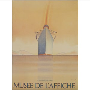 1983 Original French Exhibition Poster, Musée de L&#39;Affiche