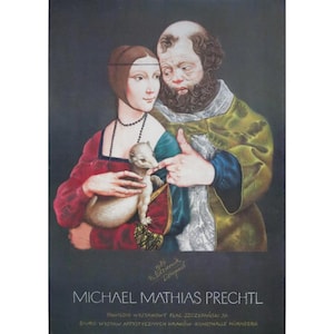 1986 Vintage Polish Exhibition poster - Michael Mathias Prechtl