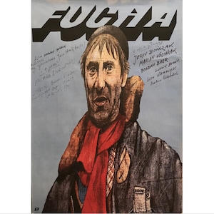 1984 Vintage Polish Movie Poster, Fucha