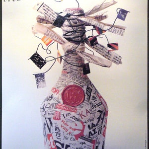 1990 French Benedictine Alcohol Poster