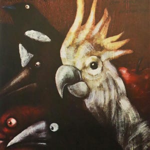 1986 Poolse filmposter, Rajska Jablon, Andrzej Pagowski, Bird Art