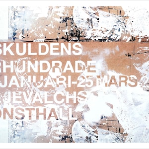 2001 Swedish Exhibition Poster - Oksuldens Århundrade, Liljevalchs konsthall