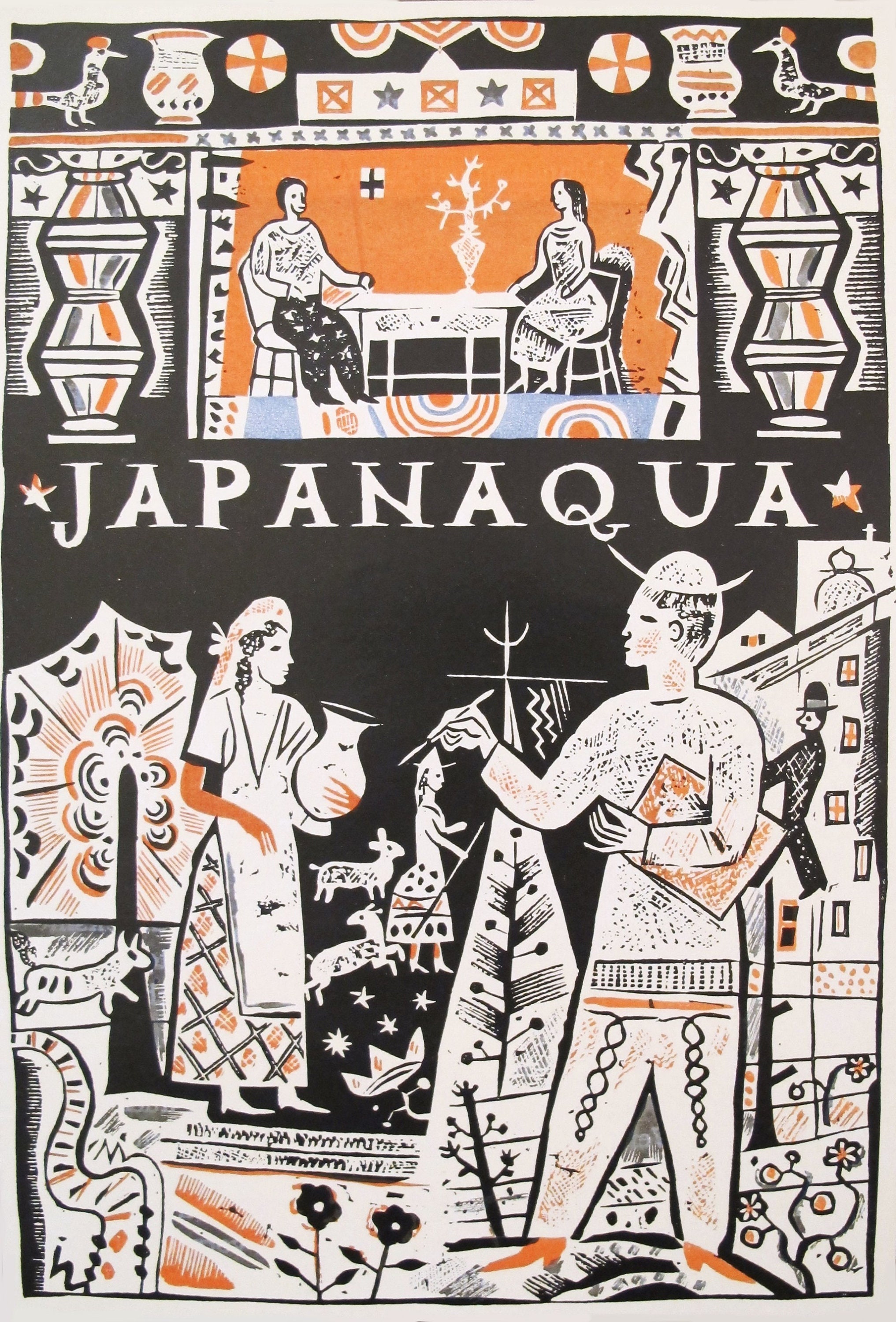 1927年ヴィンテージドイツミニポスター、Japanaqua - Etsy 日本