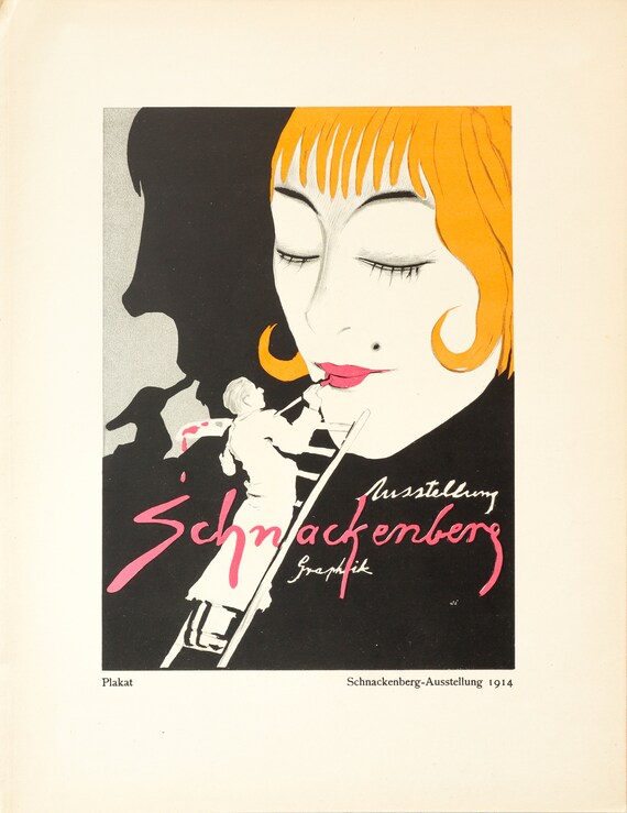 1922 年オリジナル ドイツ アールデコ ポスター、リッター