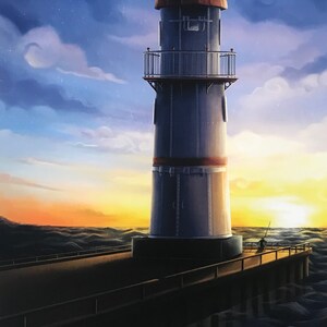 2020 hedendaagse Montreal-poster - Lachine (vuurtoren)