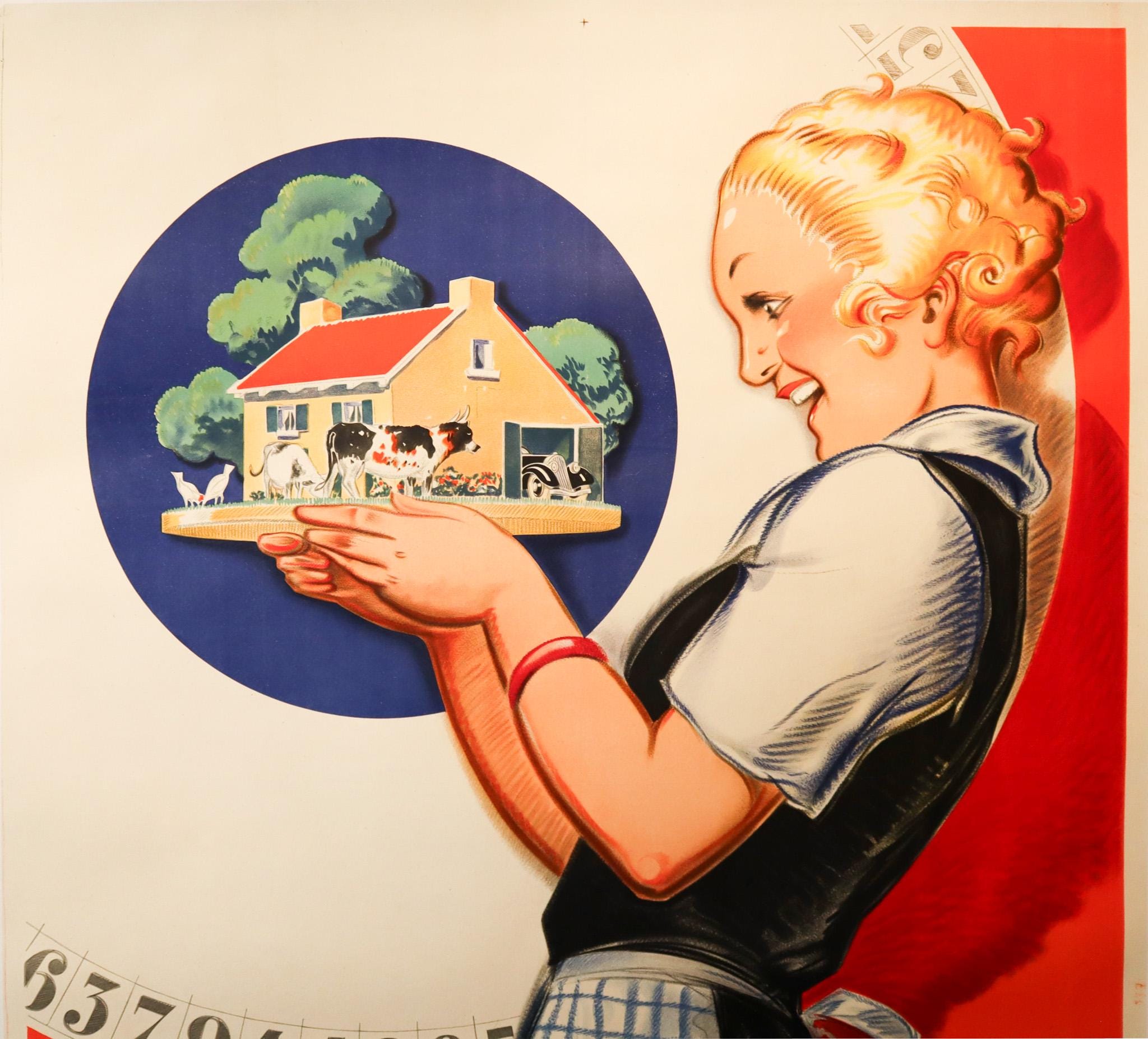LOTERIE NATIONALE PâQUES Ruiu - POSTER HQ 40x60cm d'une