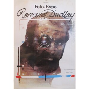 1977 Original Polish poster, Photography Exhibition Renard Dudley