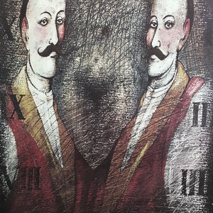 1983 Original Polish Opera Poster, Straszny Dwor (Stanislaw Moniuszko)