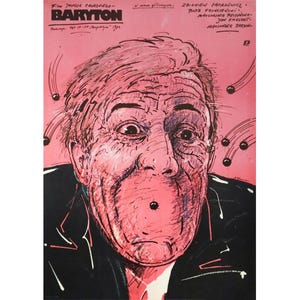 1984 Polnisches Filmplakat, Baryton (Bariton) , Andrzej Pagowski