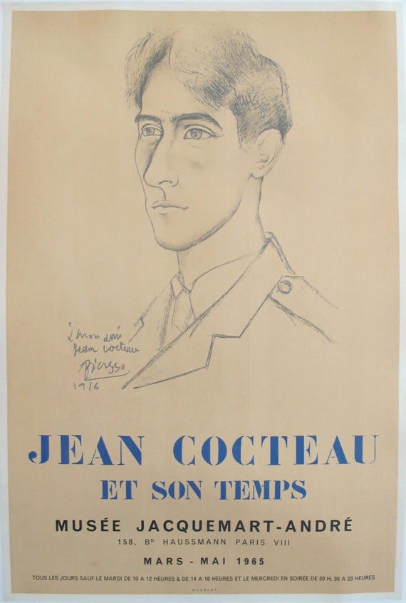 Téléchargement gratuit Images 1965 French Picasso Exhibition Poster Jean Cocteau By Pablo Etsy le plus cool par
