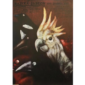1986 Polish Movie poster, Rajska Jablon, Andrzej Pagowski