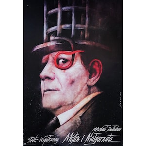 1987 Polish Theatre Poster, Mistrz i Malgorzata (The Master and Margarita) by Michaił Bułhako - Sadowski