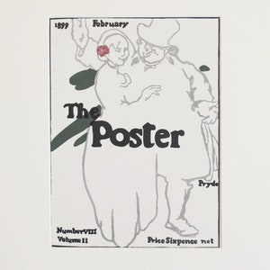 1924 Original Art Deco Poster, The Poster - Pryde
