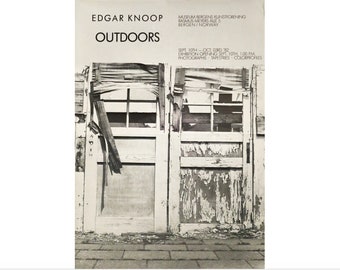 1982 Norwegian Photography Exhibition Poster, Edgar Knoop “Outdoors”