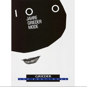 2021 Masters of Serigraphy Posters, Individual Print, Jahre Grieder Mode, Werner Jeker