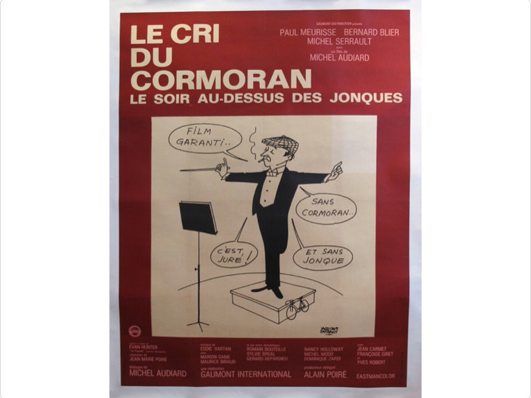 1970s Original French Film Poster - Le Cri Du Cormoran - Etsy