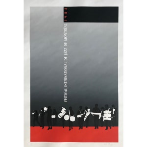 1984 Original Montreal International Jazz Festival poster (211/250)