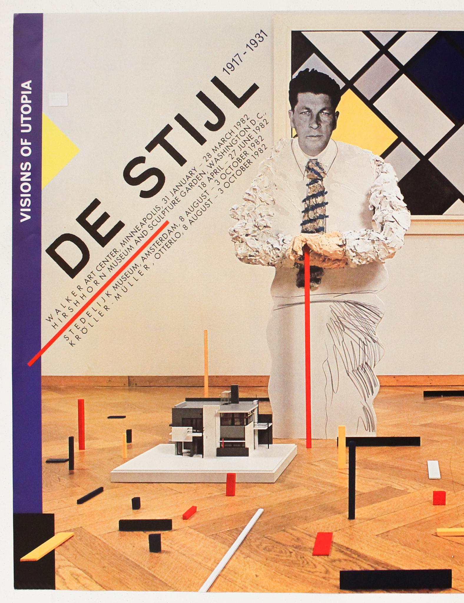 ヴィンテージ Stedelijk Museum 1982 展覧会ポスター 【公式通販】