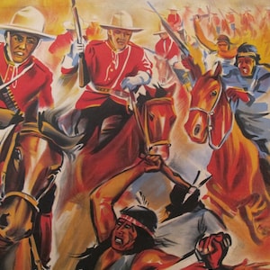 Tunniques Rouges Colomb 1964 Vintage Movie Poster - Charge Des Tuniques Rouges - Etsy