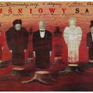 1993 Polish Theater poster -  Wiśniowy Sad (Cherry Orchard)