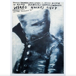 1978 Polish Movie Poster - Wsrod Nocney Ciszy - Czerniawski