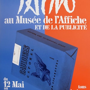1982 French Exhibition Poster, Gauloises Cigarettes