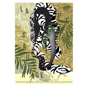2016 Contemporary Movie Poster - La Peau Sauvage, film by Ariane Louis-Seize
