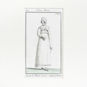1815 Costumes Parisien, Parisian Ladies Fashion Plate