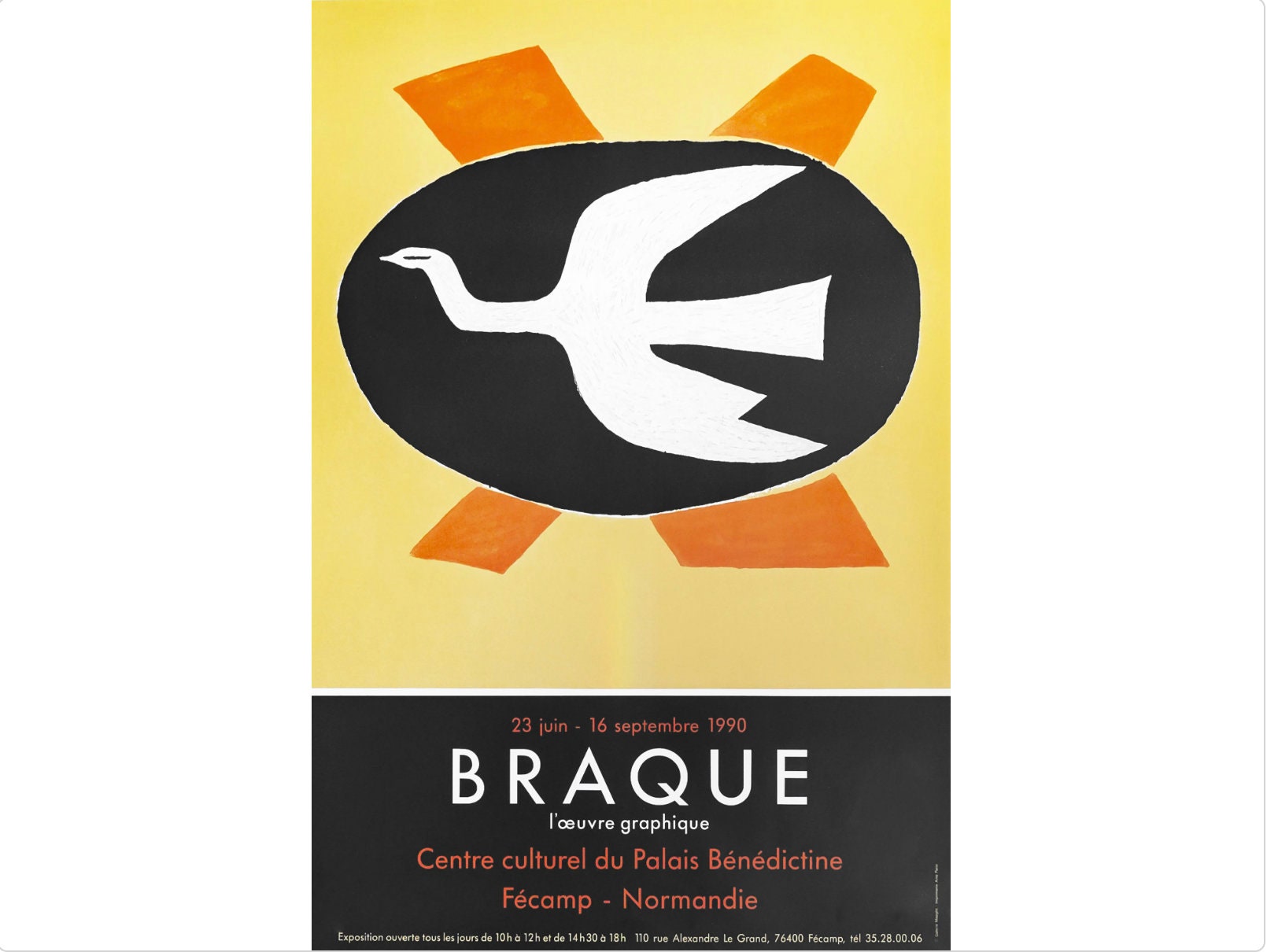 Braque l'œuvre graphique ポスター Braque Georges Graphique