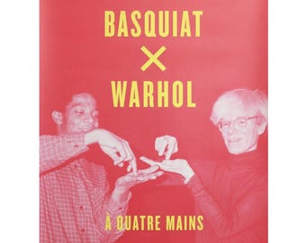2023 French Exhibition Poster, Basquiat x Warhol - Fondation Louis Vuitton  (Pink)