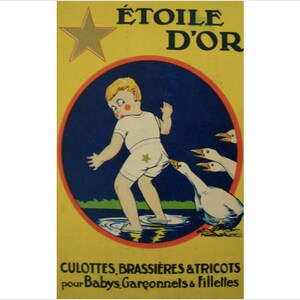 1940er Original französische Werbung, Etoile D'or