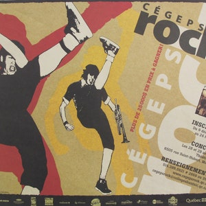2006 Original Quebec Poster, CÉGEPS Rock Competition