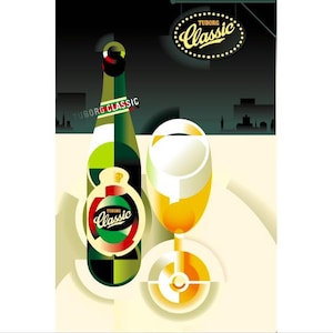 2014 Zeitgenössisches Dänisches Poster, Mads Berg - Tuborg Klassiker #2