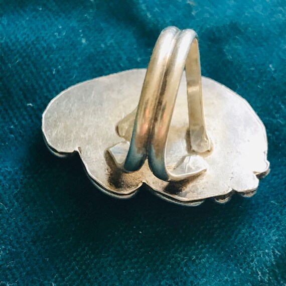 Turquoise + Feather Ring - image 5