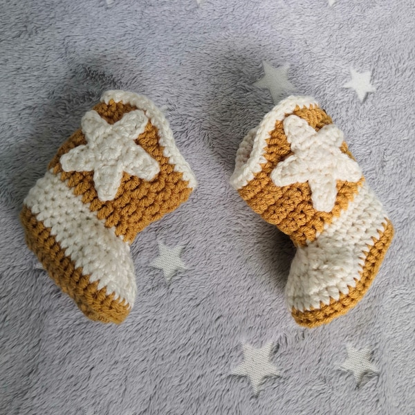 Crochet cowboy boots / cowboy shoes / cowboy outfit / baby booties / cowgirl / cowboy shoes / gift / handmade / costume / Halloween / photo