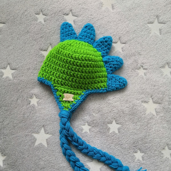 Crochet dinosaur hat , dinosaur hat , baby boy hat ,baby girl hat ,  crochet dino hat , baby gift ,