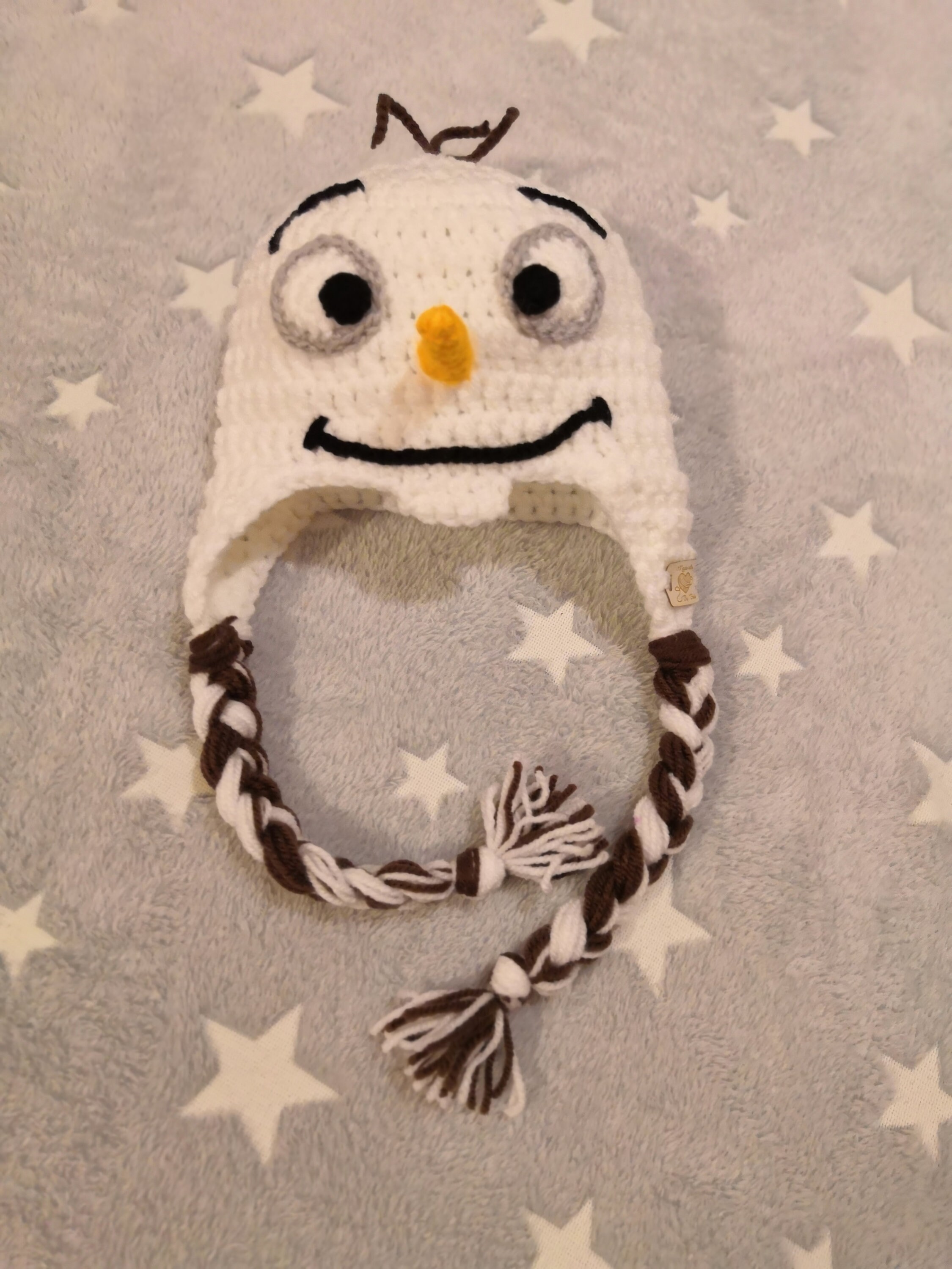 Crochet Olaf Hat Disney Frozen Hat 