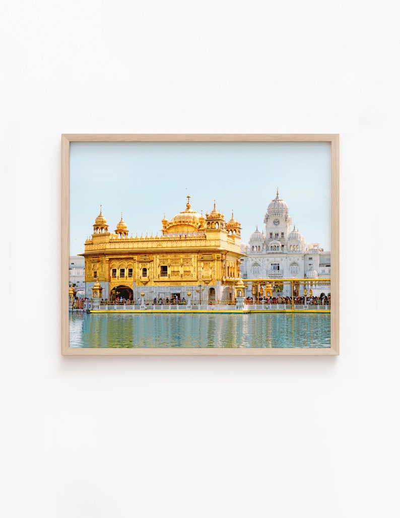 Harmandir Sahib Art Print / Golden Temple Wall Art / Sikh Wall Etsy