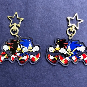 Sonic & Shadow Race Acryl Charm