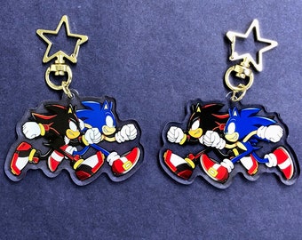 Sonic & Shadow Race Acryl Charm