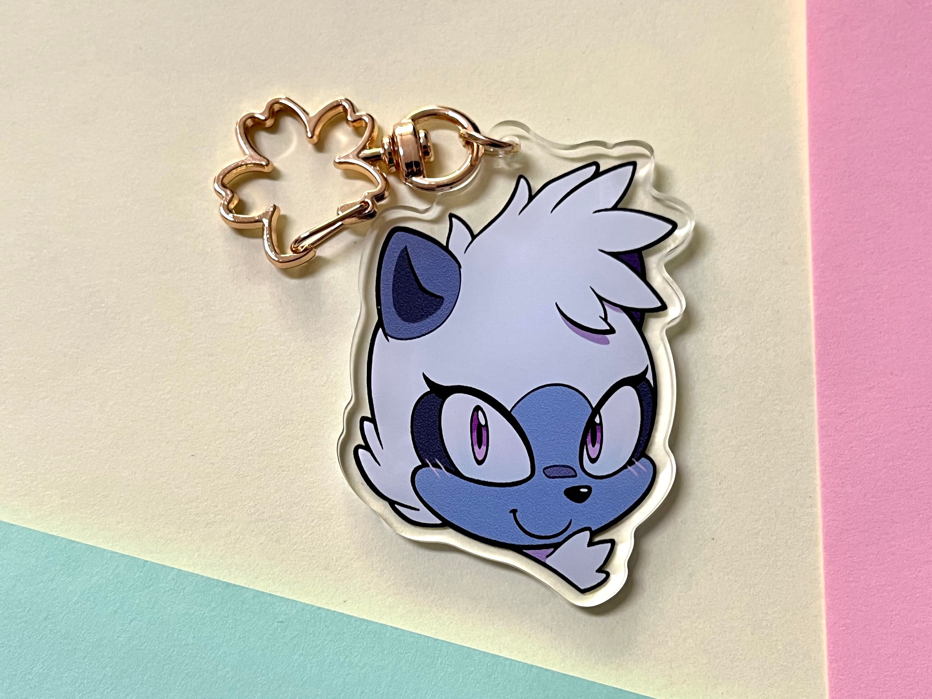 Silver, Blaze, Tangle, Whisper Keychains - Etsy